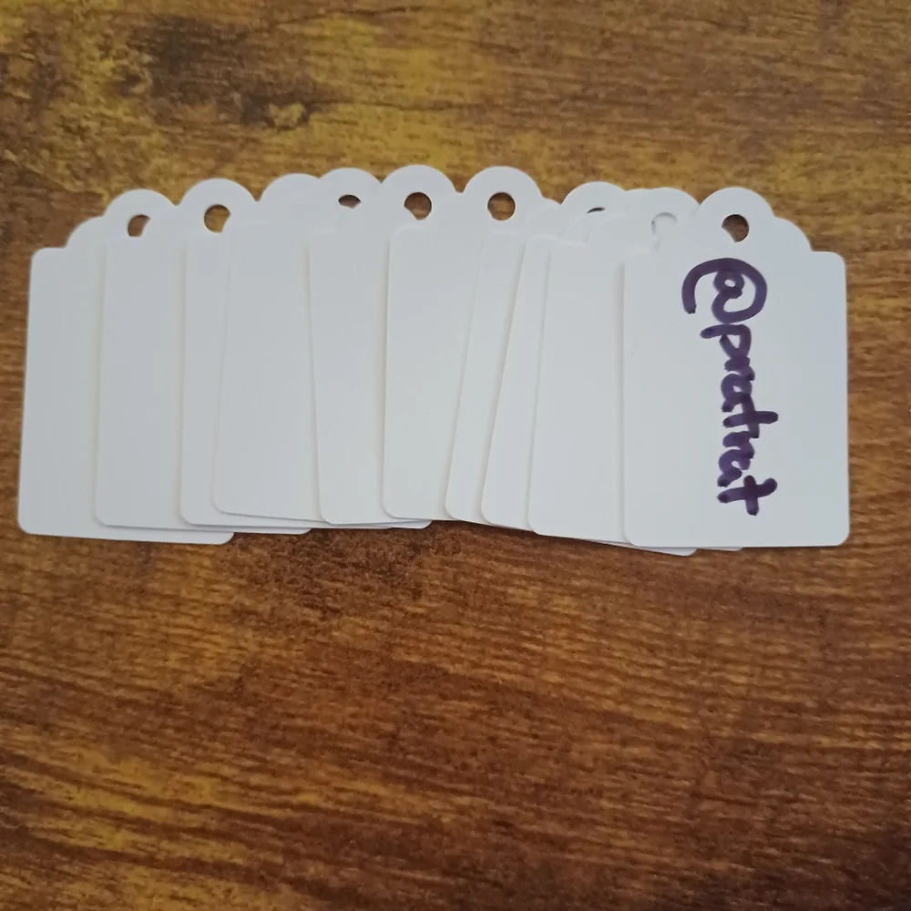 15 Blank tags